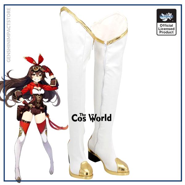 Genshin Impact Amber Games Customize Cosplay Low Heels Shoes Boots - Genshin Impact Store