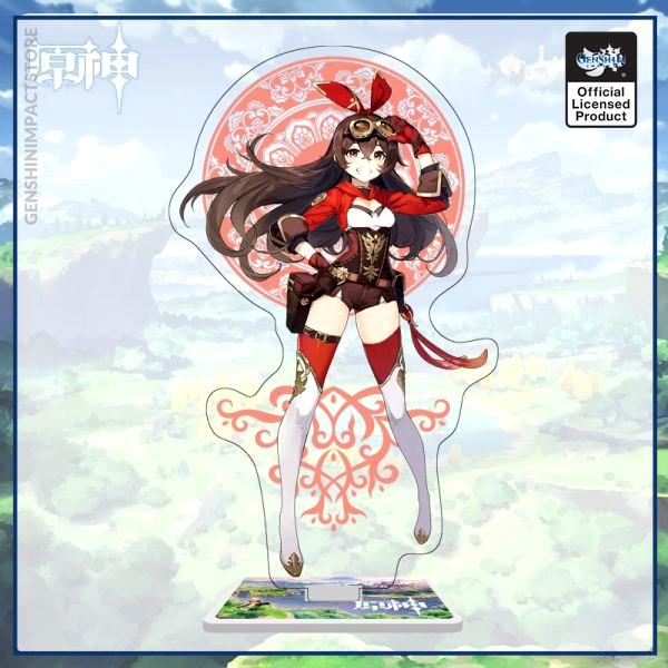 Genshin Impact Game Anime Figure Acrylic Stand Model Toy Hutao Tartaglia Xiao Qiqi Action Figures Decoration 3 - Genshin Impact Store