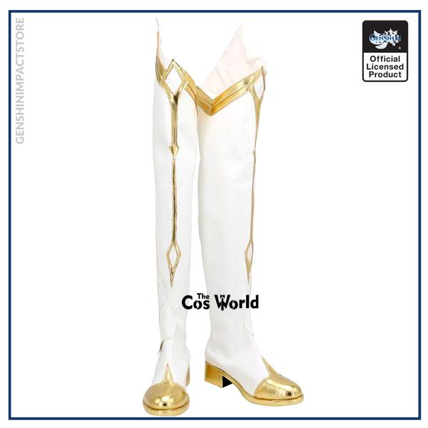 Genshin Impact Lumine Games Customize Cosplay Low Heel Shoes Boots 1 - Genshin Impact Store