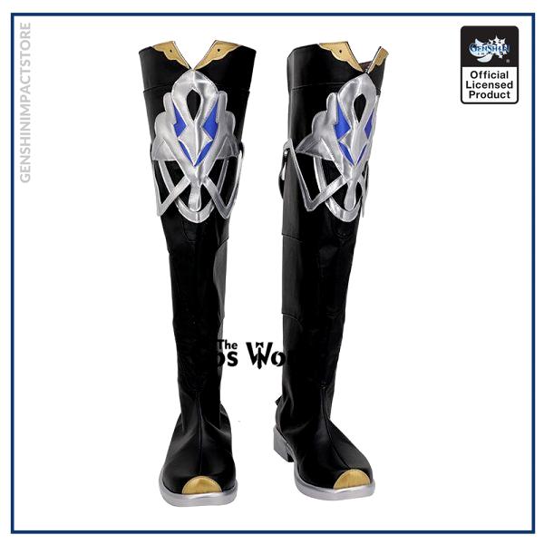 Genshin Impact Mondstadt Albedo Games Customize Cosplay Low Heel Shoes Boots 1 - Genshin Impact Store