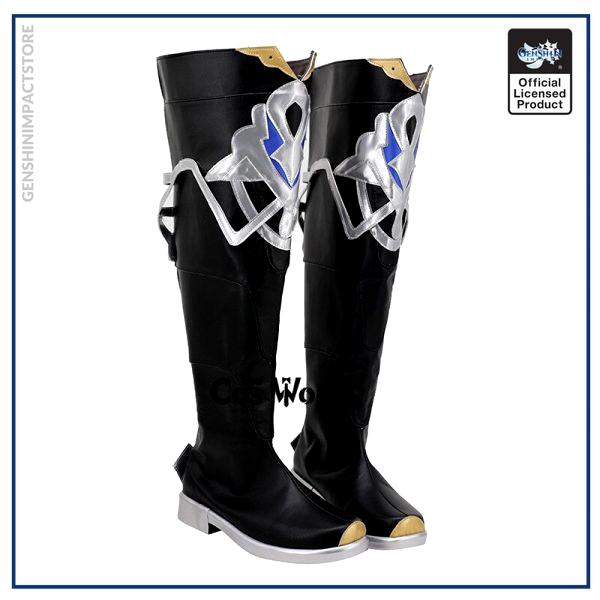 Genshin Impact Mondstadt Albedo Games Customize Cosplay Low Heel Shoes Boots 2 - Genshin Impact Store