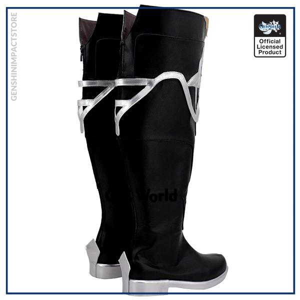 Genshin Impact Mondstadt Albedo Games Customize Cosplay Low Heel Shoes Boots 3 - Genshin Impact Store