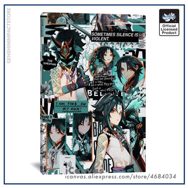 Genshin Impact Xiao Collage Canvas Home Decor Painting Wall Art Decoration Prints Dorm Living Room Bedroom 4 - Genshin Impact Store