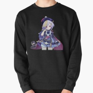 [ SALE ] Qiqi Black Genshin Impact Pullover Sweatshirt RB1109 product Offical Genshin Impact Merch