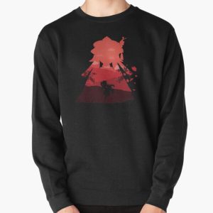 Genshin Impact Hu Tao - Illusion *Black* Pullover Sweatshirt RB1109 product Offical Genshin Impact Merch