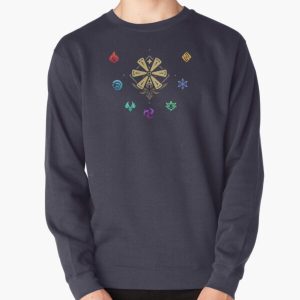 Genshin impact elements impact Pullover Sweatshirt RB1109 product Offical Genshin Impact Merch
