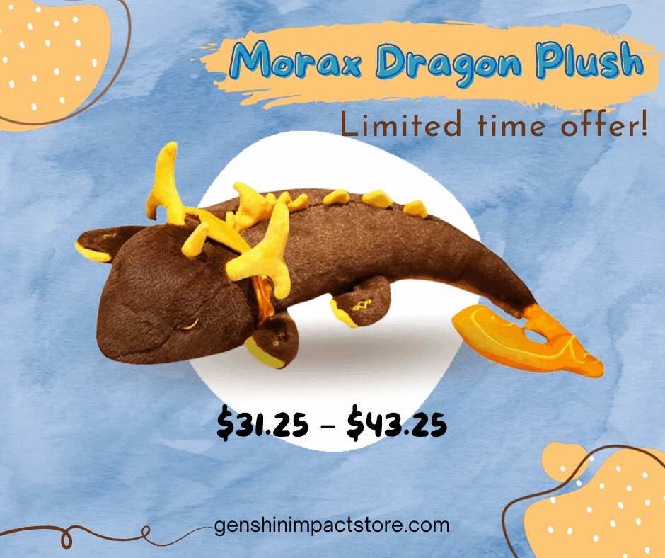 Morax Dragon Plush - Genshin Impact Store