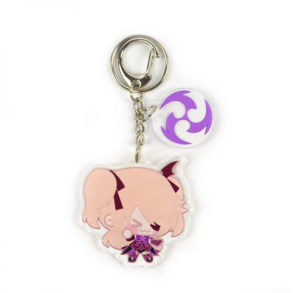 Anime Genshin Impact Fischl Cosplay Acrylic Keychain Accessories Pendant Key Ring Game Fans Cute Gift 800x800 1 - Genshin Impact Store