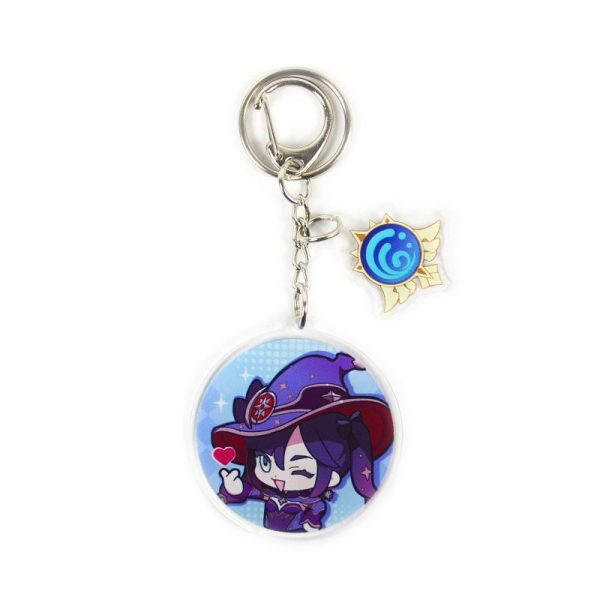 Anime Genshin Impact Mona Acrylic Keychain Accessories Pendant Key Ring Game Fans Cute Cosplay Gift 800x800 1 - Genshin Impact Store