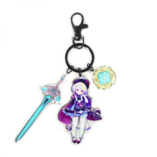 Anime Genshin Impact Qiqi Cosplay Acrylic Keychain Accessories Pendant Key Ring Game Fans Gift 800x800 1 - Genshin Impact Store