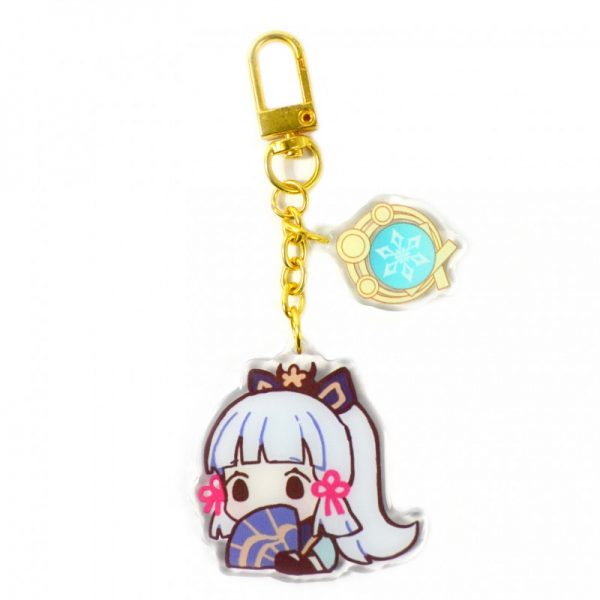 Cute Genshin Impact Acrylic Keychain Kamisato Ayaka Cosplay Accessories Pendant Key Ring Game Fans Gift 800x800 1 - Genshin Impact Store