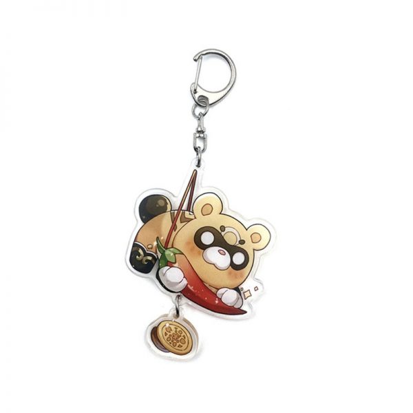 Cute Genshin Impact Guoba Cosplay Acrylic Keychain G Shaped Buckle Accessories Bag Car Pendant Key Ring Game Fans Gift 800x800 1 - Genshin Impact Store