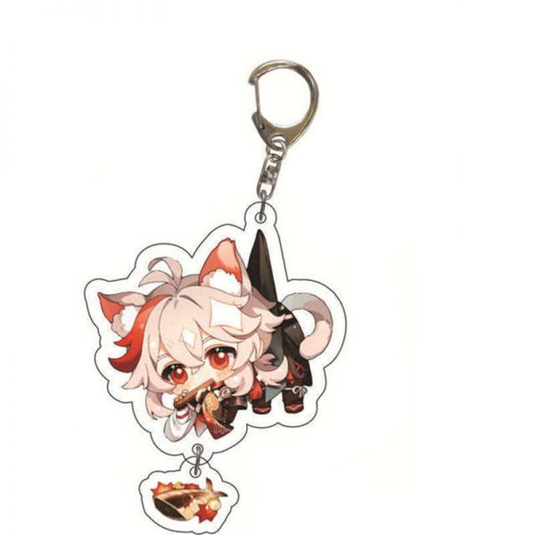 Cute Genshin Impact Kaedehara Kazuha Cosplay Acrylic Keychain G Shaped Buckle Accessories Bag Car Pendant Key Ring Game Fans Gift 800x800 1 - Genshin Impact Store