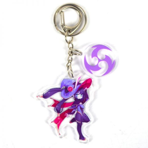 Cute Genshin Impact Mona Anime Acrylic Keychain For Women Accessories Bag Pendant Key Ring Girl Gift 800x800 1 - Genshin Impact Store