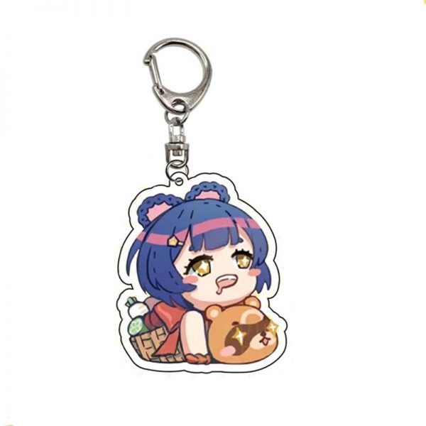 Cute Genshin Impact Xiangling Anime Acrylic Keychains Accessories Car Bag Pendant Key Ring Cosplay Gifts 800x800 1 - Genshin Impact Store