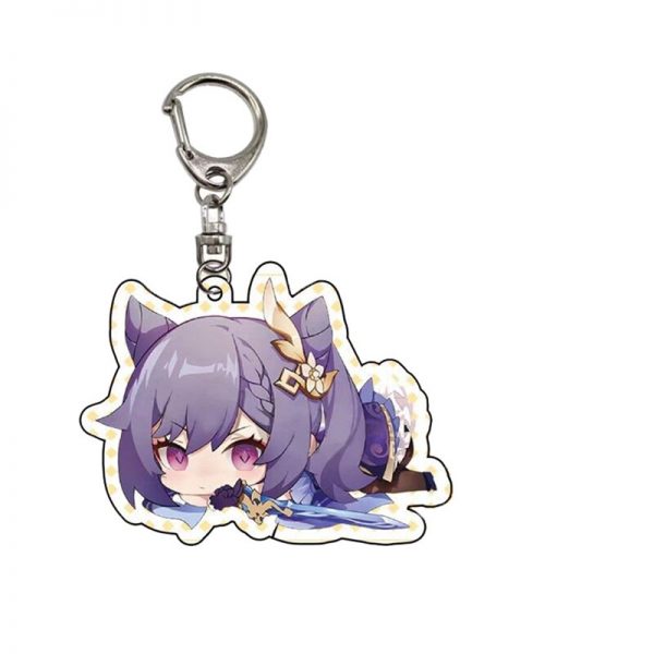 Genshin Impact Keqing Anime Acrylic Keychains Accessories Car Bag Pendant Key Ring Cosplay Cute Gifts 800x800 1 - Genshin Impact Store