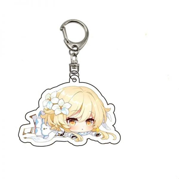 Genshin Impact Lumine B Anime Acrylic Keychains Accessories Car Bag Pendant Key Ring Cosplay Cute Gifts 800x800 1 - Genshin Impact Store