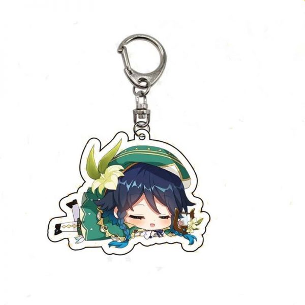 Genshin Impact Venti B Anime Acrylic Keychains Accessories Car Bag Pendant Key Ring Cosplay Cute Gifts 800x800 1 - Genshin Impact Store