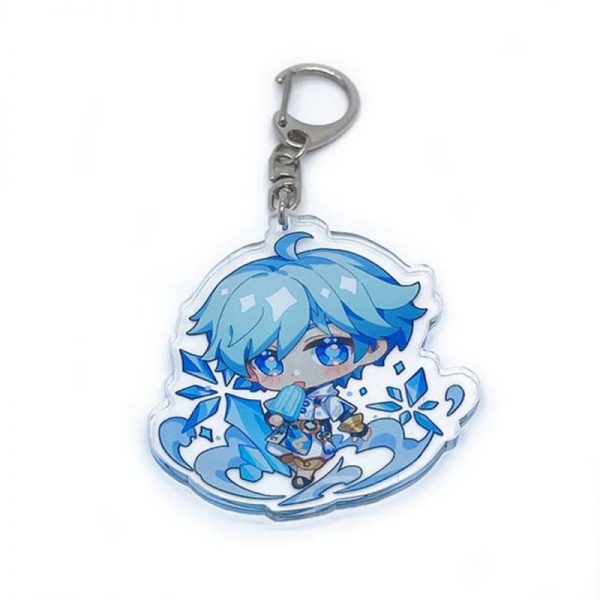 New Genshin Impact Chongyun Figures Acrylic Keychain G Shaped Buckle Accessories Cute Bag Car Pendant Key Ring Game Fans Gift 800x800 1 - Genshin Impact Store