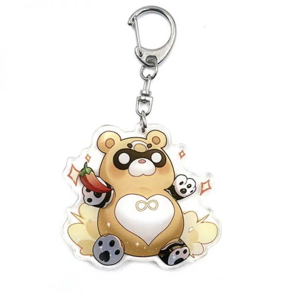 New Genshin Impact Guoba Figures Acrylic Keychain G Shaped Buckle Accessories Cute Bag Car Pendant Key Ring Game Fans Gift 800x800 1 - Genshin Impact Store