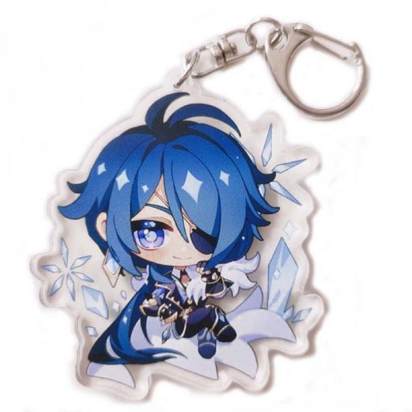 New Genshin Impact Kaeya Alberich Figures Acrylic Keychain G Shaped Buckle Accessories Cute Bag Car Pendant Key Ring Game Fans Gift 800x800 1 - Genshin Impact Store