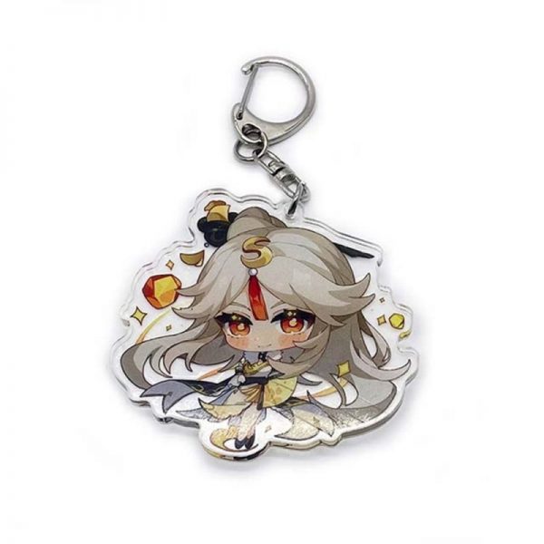 New Genshin Impact Ningguang Figures Acrylic Keychain G Shaped Buckle Accessories Cute Bag Car Pendant Key Ring Game Fans Gift 800x800 1 - Genshin Impact Store